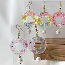 Load and play video in Gallery viewer, Holographic Party Earrings