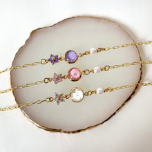 Load image into Gallery viewer, Floral Gem Bracelets