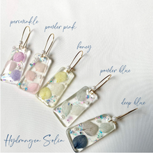Load image into Gallery viewer, Hydrangea Alphabet Keyrings