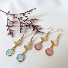 Load image into Gallery viewer, Handmade customisable resin butterfly earrings