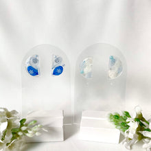 Load image into Gallery viewer, Baby It's Cold Outside Half Moon Studs