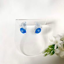 Load image into Gallery viewer, Baby It's Cold Outside Half Moon Studs