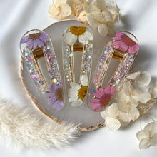Load image into Gallery viewer, Floral Petal Hair Barrettes