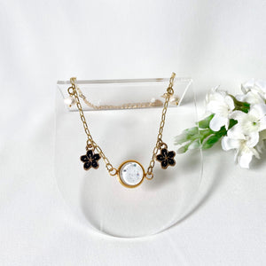 Sakura Bracelets — Black Gold