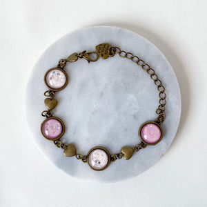 Handmade customisable resin bracelets