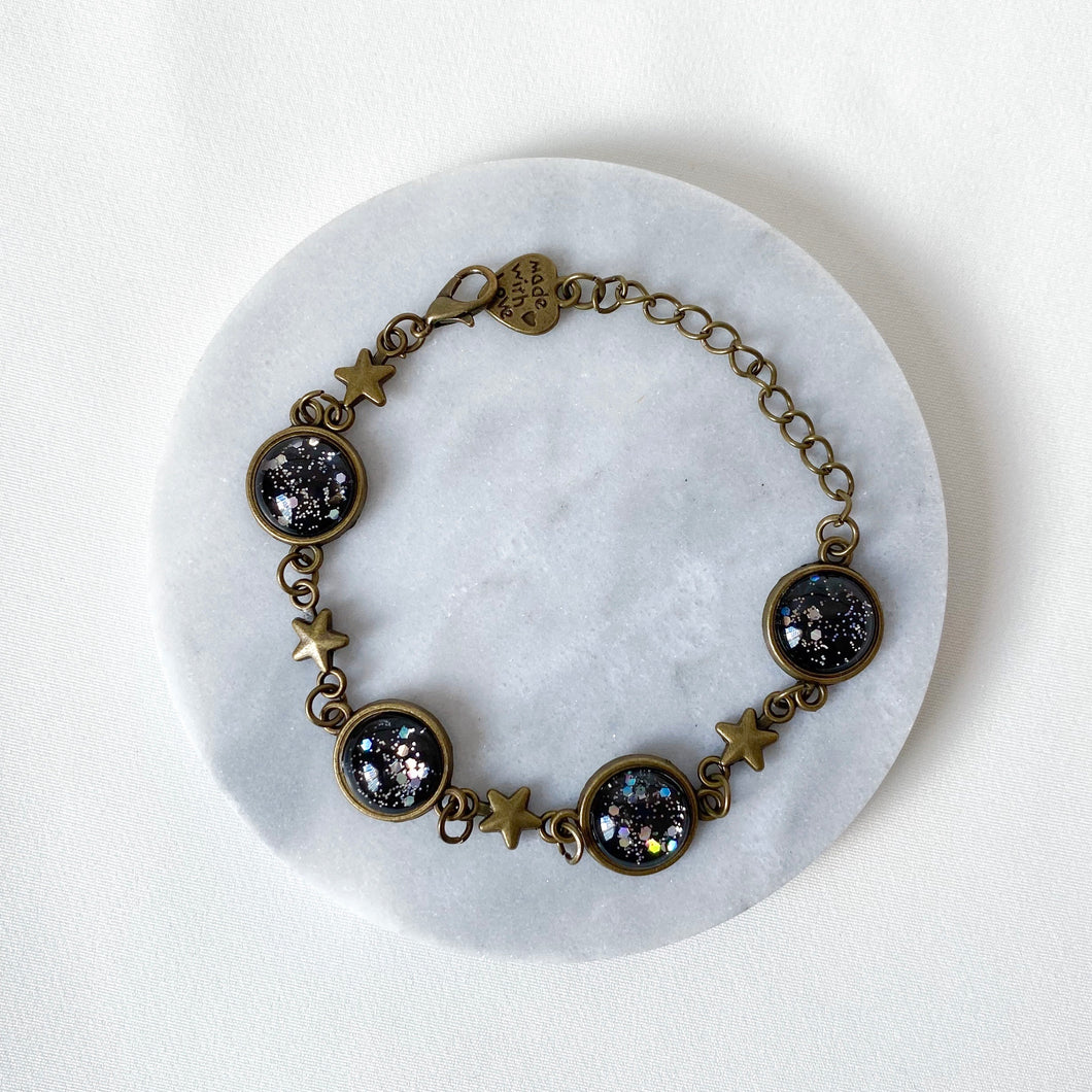 Handmade customisable resin bracelets