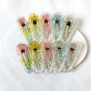 Holographic Party Barrettes
