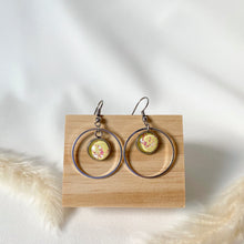 Load image into Gallery viewer, Handmade customisable resin stainless steel earrings
